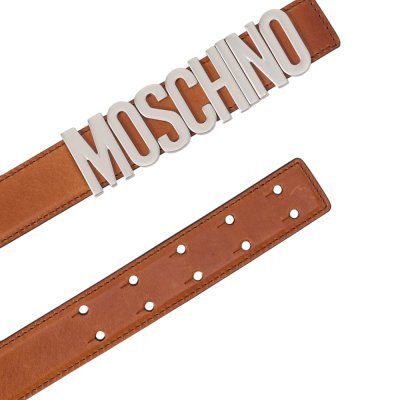 THE BELT IN LEATHER WITH LOGO